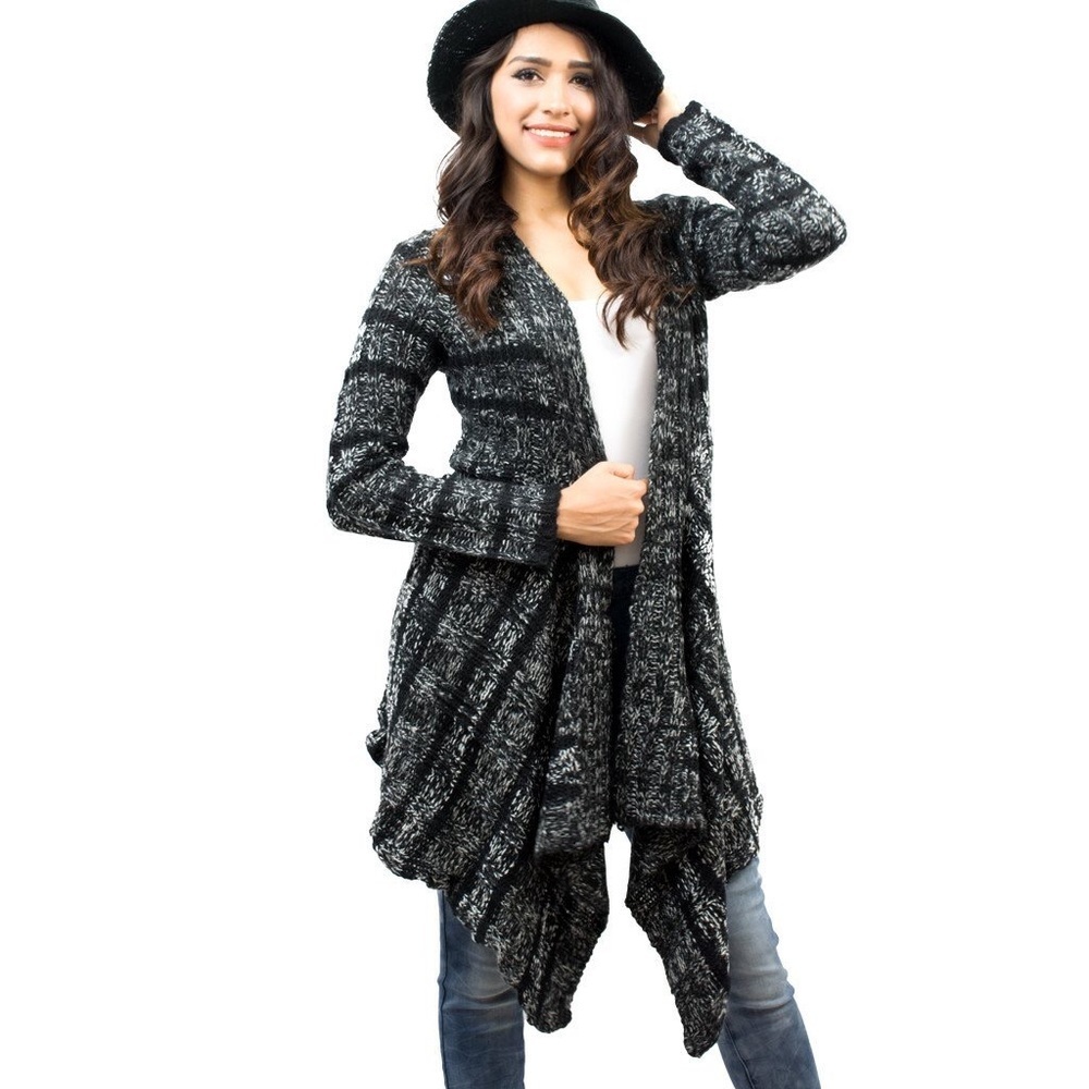 Striped Long Cardigan